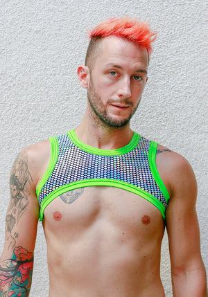 Neon Green Hologram Harness